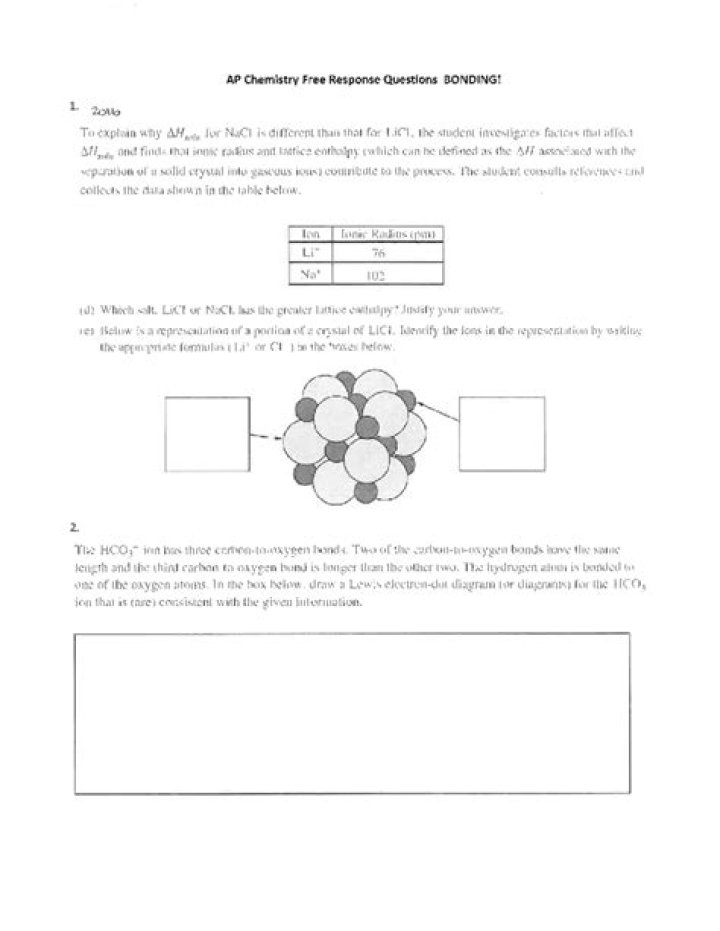 AP Chemistry FRQ 2024 Answers PDF – Complete Practice Solutions