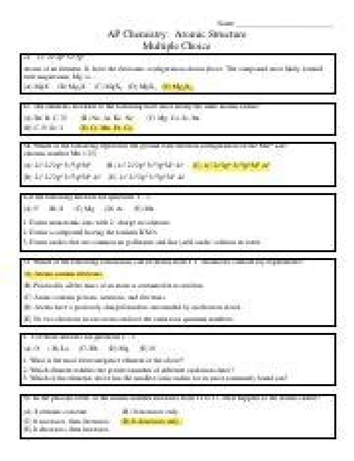 AP Chemistry Test Bank PDF – Perfect Study Resource