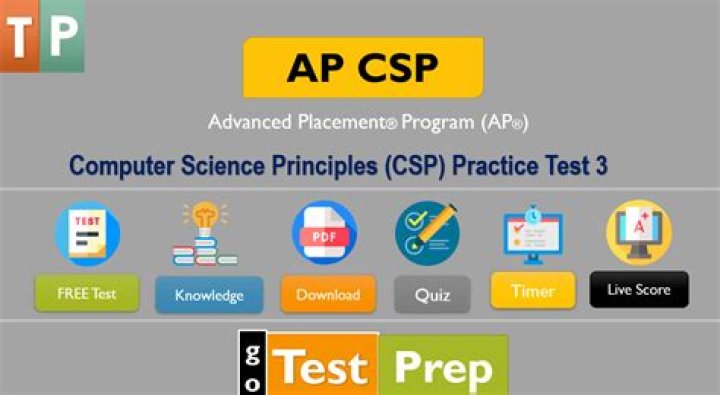 AP CSP Practice Test PDF – Real Exam Style Questions