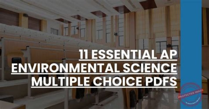 AP Environmental Science Multiple Choice Questions PDF – Practice Tests