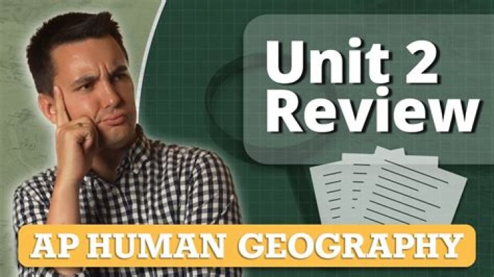 AP Human Geography Unit 2 Test PDF Answer Key PDF