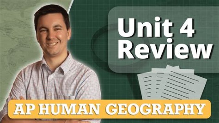 AP Human Geography Unit 4 Test PDF – Master Exam Questions