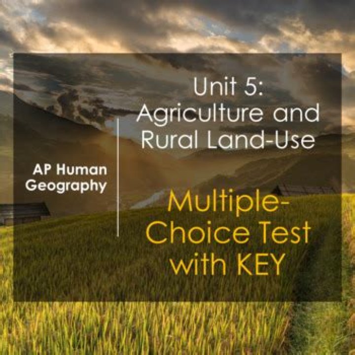AP Human Geography Unit 5 Test PDF – Practice Exam & Answers