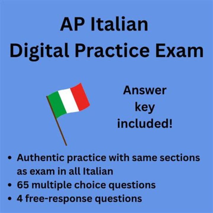 Take the Official AP Italian Test PDF Practice Exam