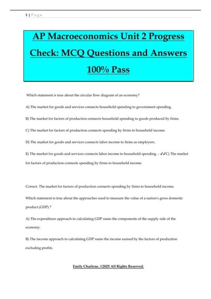 AP Macroeconomics Exam Questions & Answers PDF – Perfect Study Guide