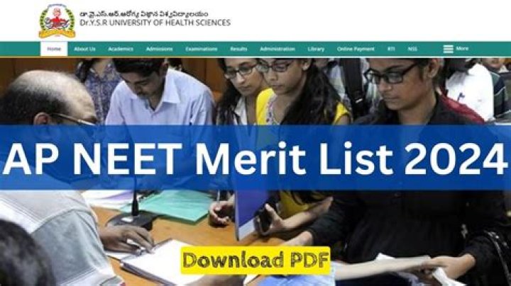 AP NEET Merit List 2019 PDF – Download Full Results Now