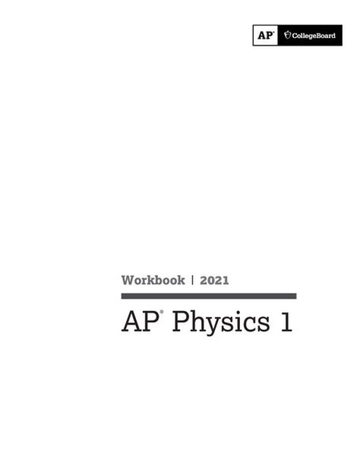 AP Physics 1 Workbook Answers PDF 2021: Complete Solution Guide