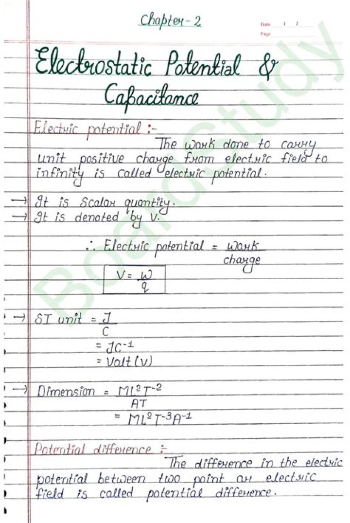 AP Physics C Electric Potential & Capacitance Test PDF Practice
