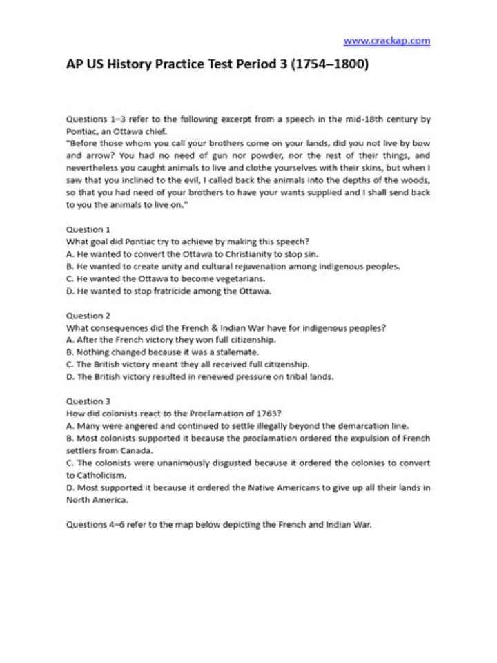 AP US History Test Bank PDF: Comprehensive America’s History Practice Questions