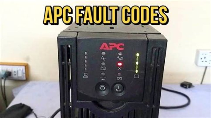 APC UPS Fault Codes List PDF – Complete Guide & Troubleshooting