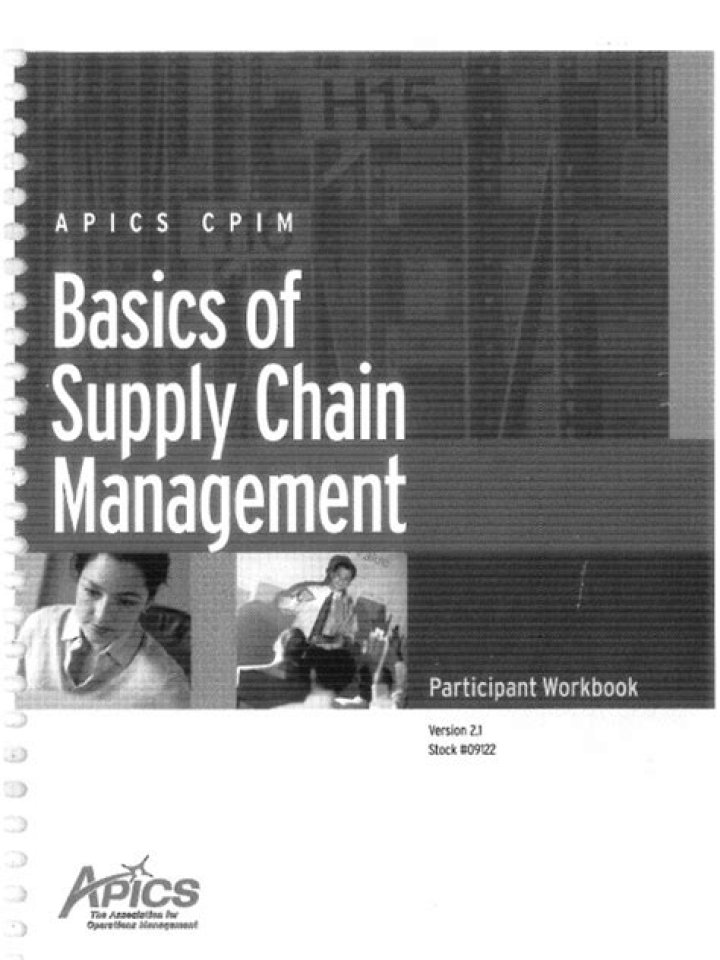 APICS Basics of Supply Chain Management: Essential PDF Guide
