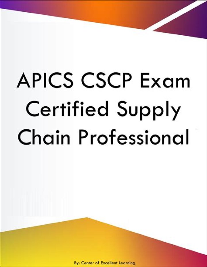 APICS CSCP Exam Questions & Answers PDF – Master Your Certification