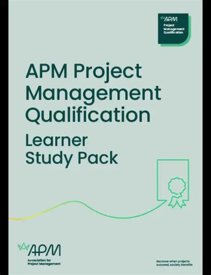 APM Project Management Qualification: Learner Study Pack PDF for Success