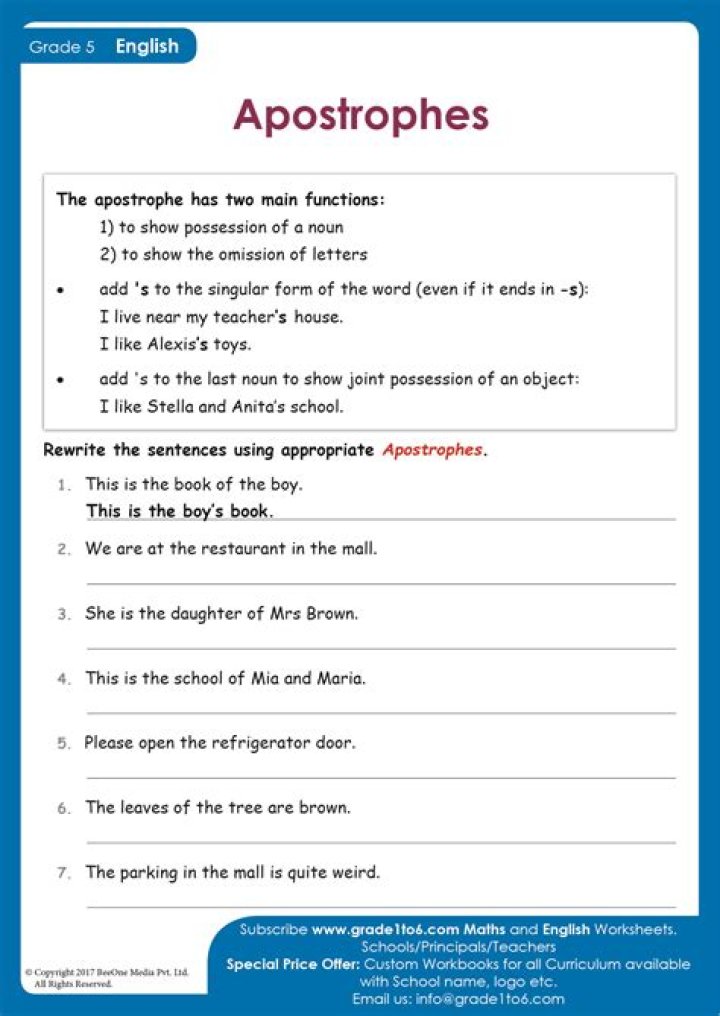 Apostrophe Usage Test PDF: Perfect Your Grammar Skills