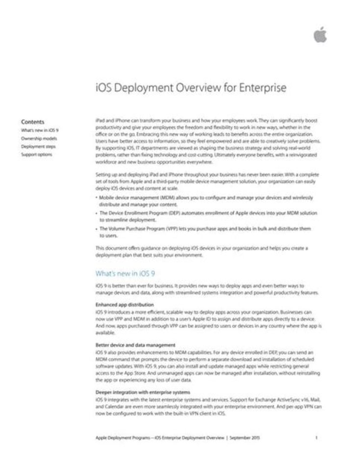 Apple Device Management for Business: Master Control & Security in PDF