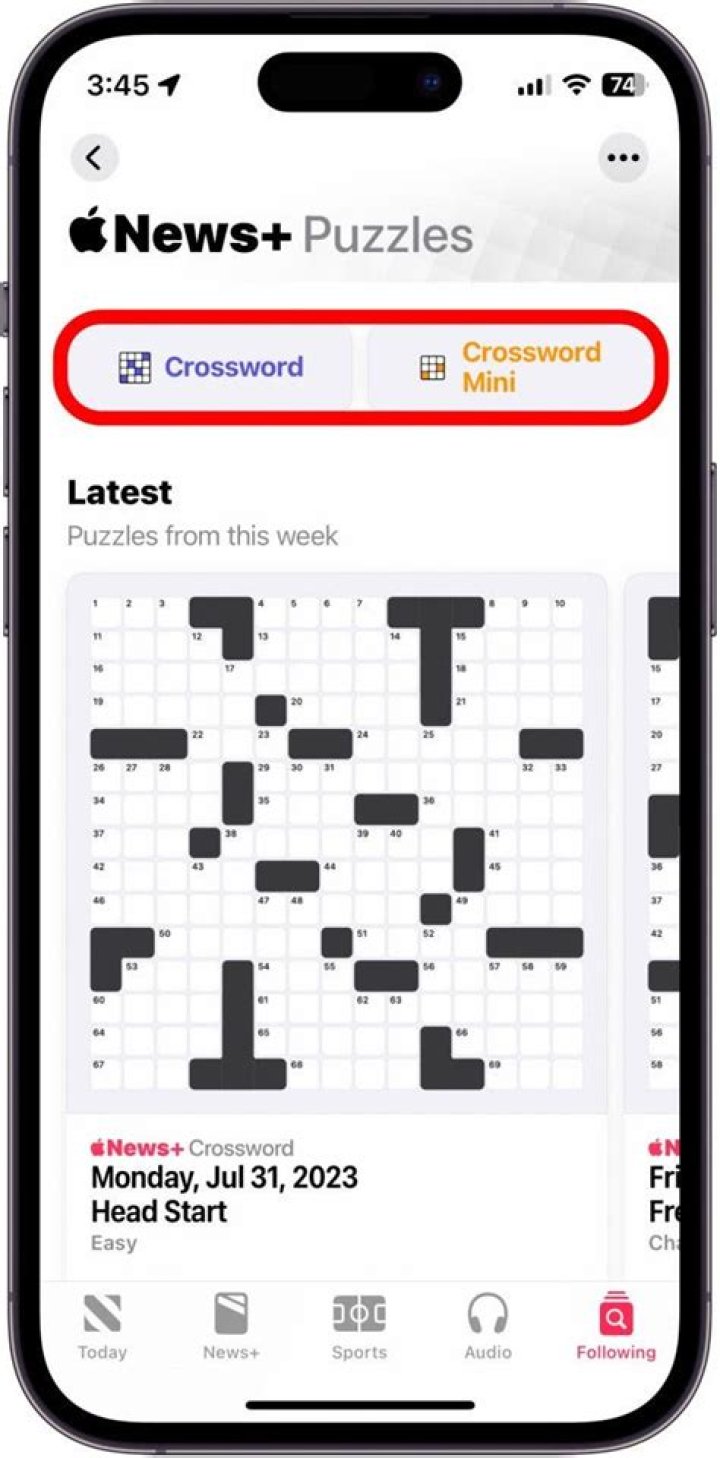 Apple News Mini Crossword Answers Today PDF Now Available