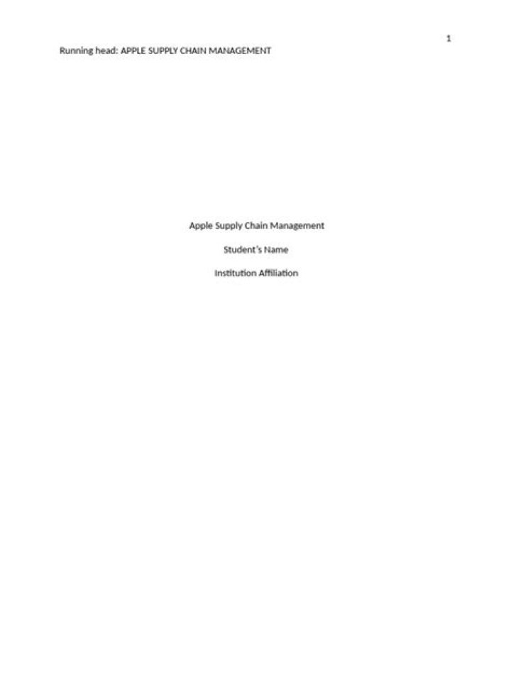 Mastering Apple Supply Chain Management: Essential PDF Guide
