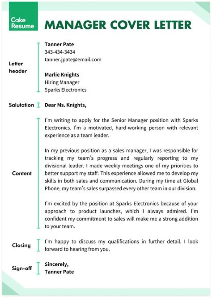 Download Your Manager Cover Letter PDF Application Now