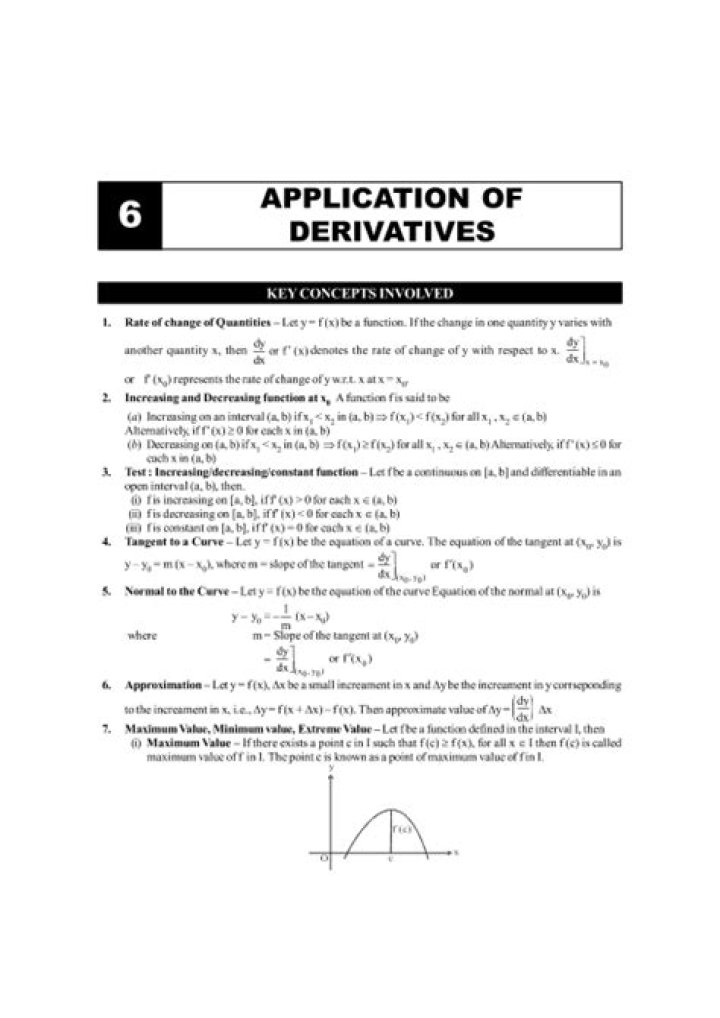 Step-by-Step Application of Derivatives Problems with Answers PDF