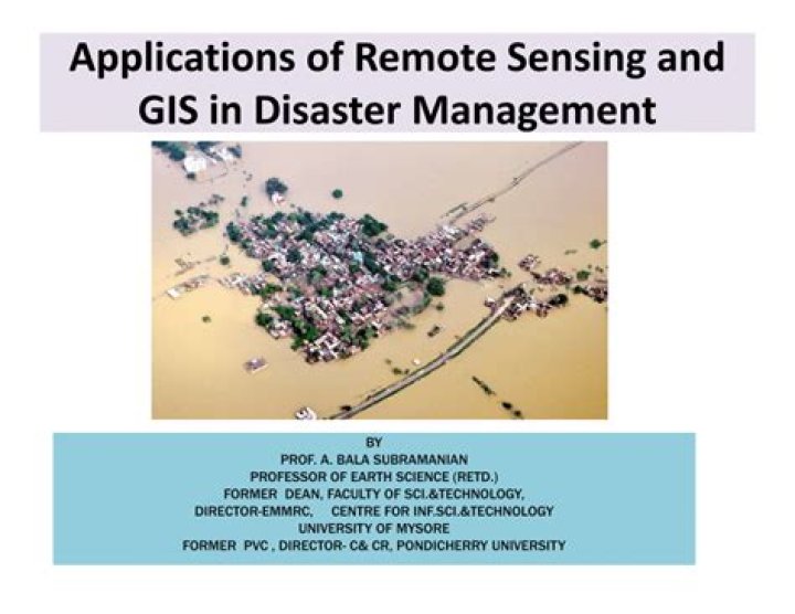 Application of Remote Sensing and GIS in Disaster Management: A Critical PDF Guide