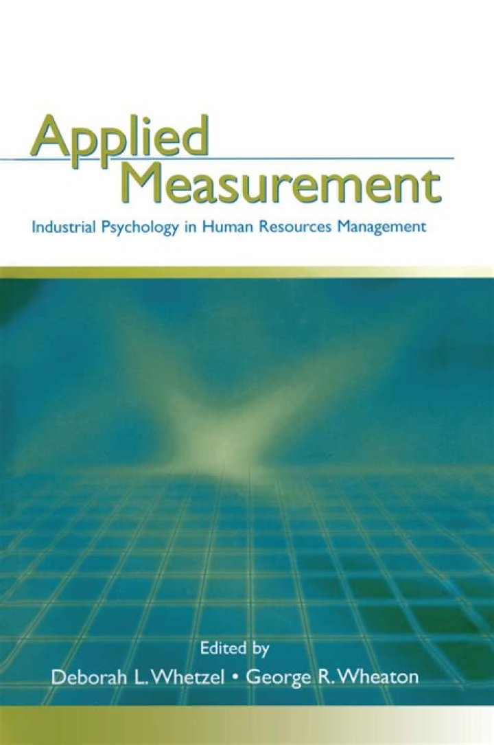 Applied Measurement in Industrial Psychology for Effective HR Management: A PDF Guide