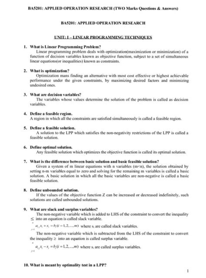 Applied Operation Research for Management: A Comprehensive PDF Guide