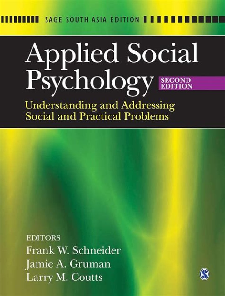 Applied Social Psychology: Understanding and Managing Social Problems in PDF