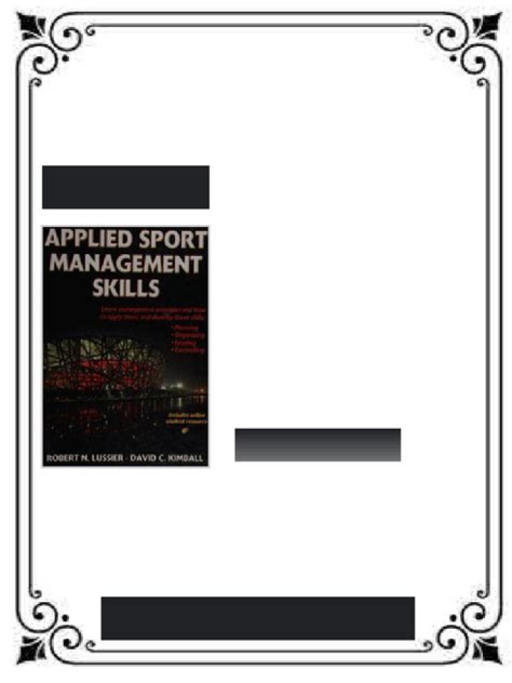 Master Applied Sports Management Skills: Essential PDF Guide