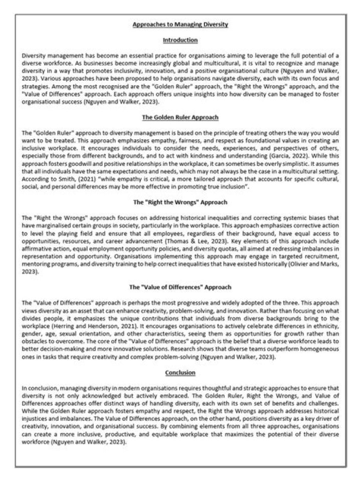 Effective Approaches to Diversity Management: A Comprehensive PDF Guide
