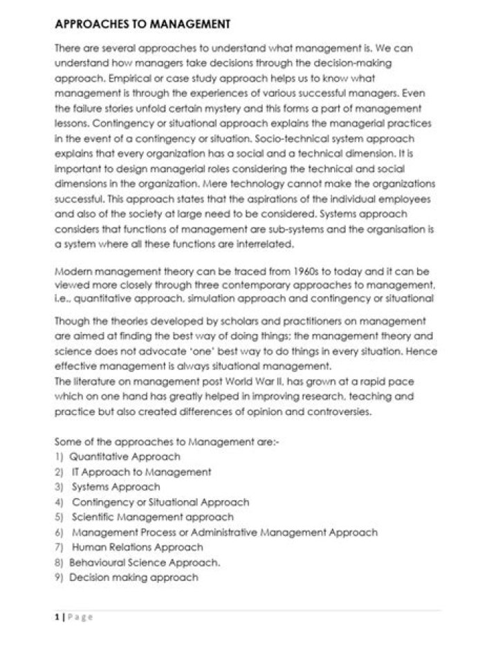 Top Approaches to Management: A Comprehensive PDF Guide