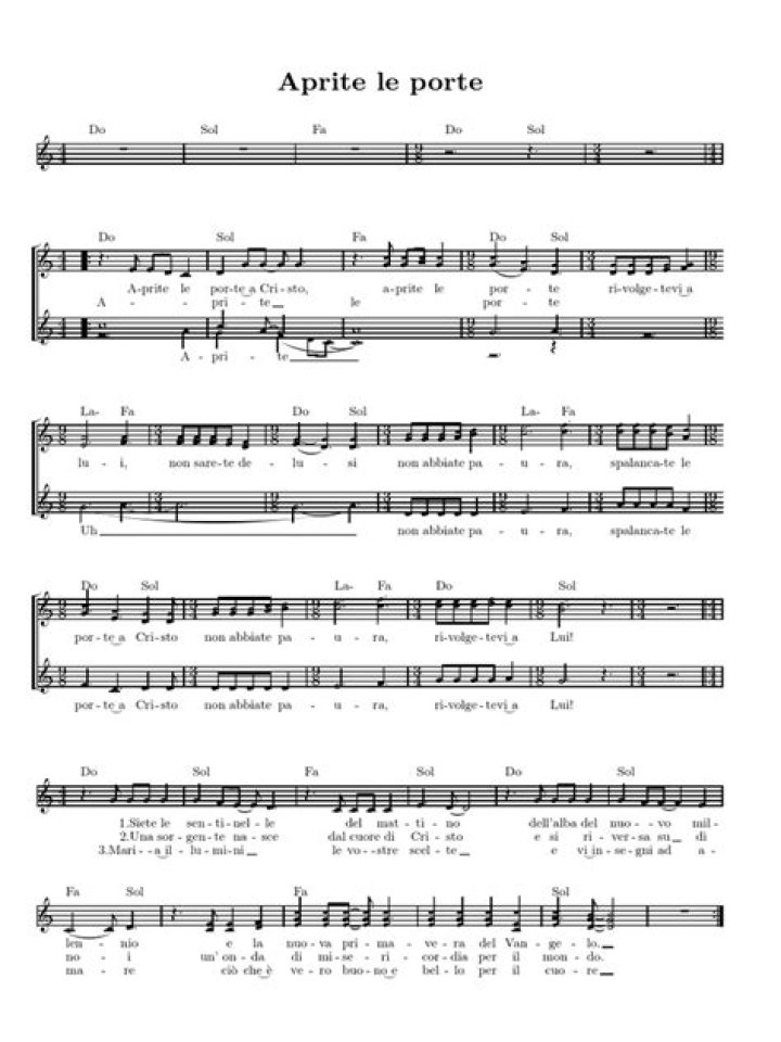 Testo PDF Gratis: Aprite Le Porte a Cristo – Meditazione e Preghiera