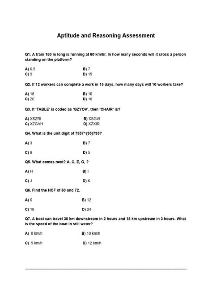 Aptitude and Reasoning Test PDF: Master Logical Thinking & Problem Solving