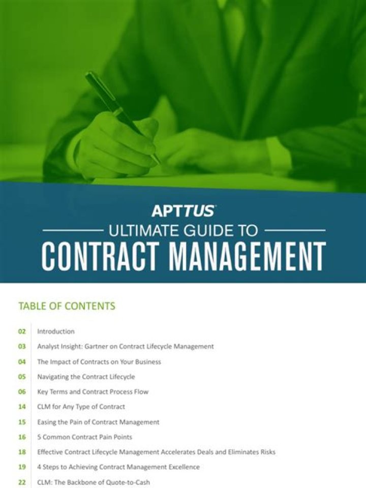 APTTUS Contract Management PDF: Streamline Legal Workflows