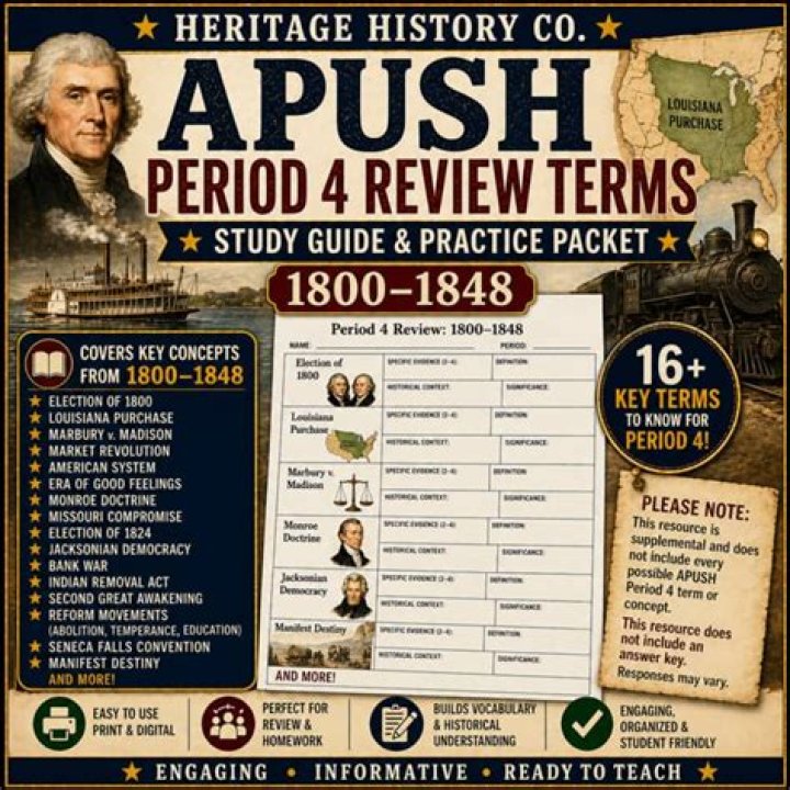 APUSH Period 4 Test PDF: Practice Questions & Study Guide