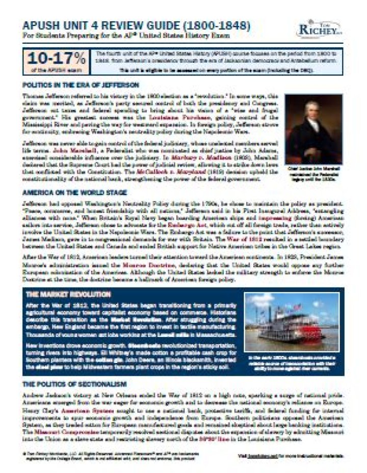 APUSH Unit 4 Test PDF: Practice & Study Guide