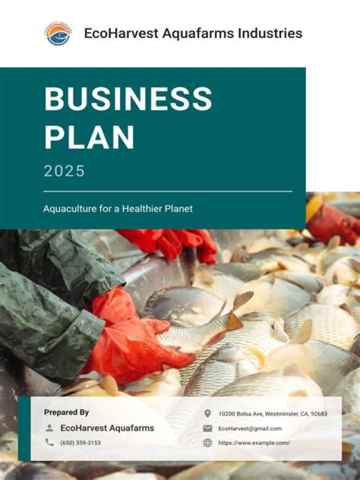 Aquaculture Business Plan PDF: Build a Profitable Fish Farming Venture