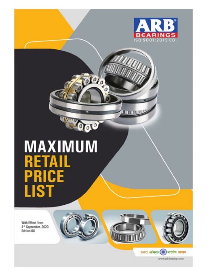 2017 Arb Bearing Price List PDF: Full 2017 Price Guide & Comparison