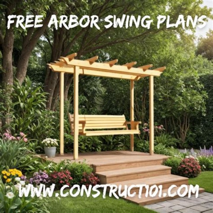 Free Arbor Swing Plans PDF for Backyard DIY