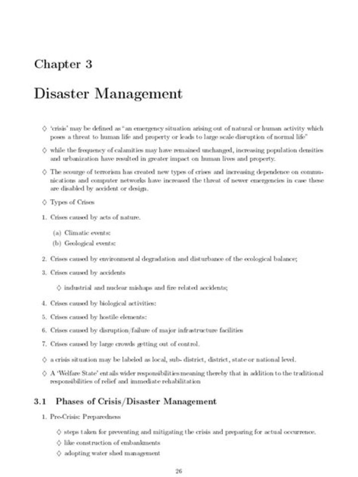 Arc Report on Disaster Management: Critical Insights & Emergency Response Strategies