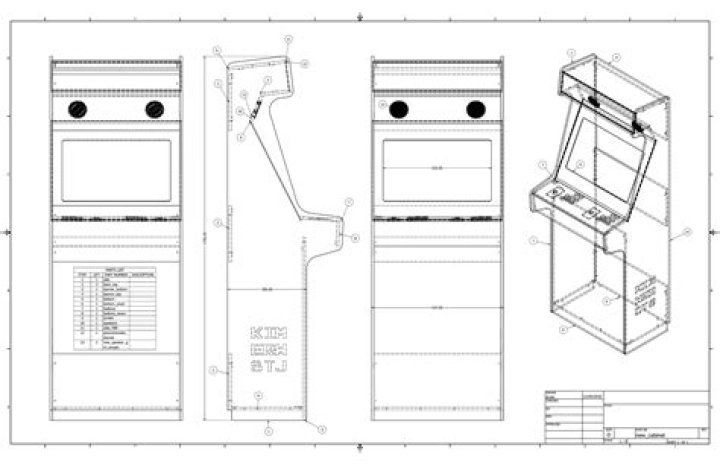 Arcade Cabinet Plans PDF: Download Free DIY Blueprints