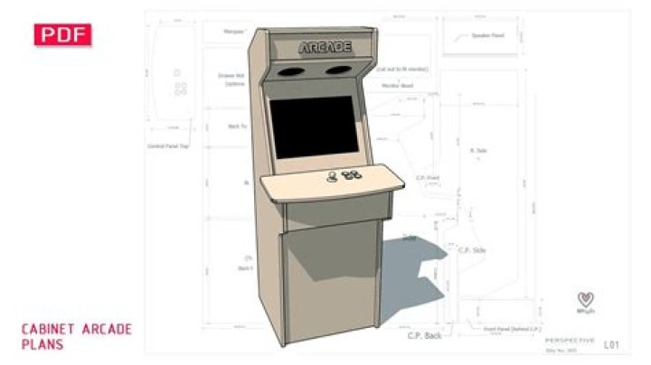 Download Free Arcade Control Panel Plans PDF – Easily Accessible Designs