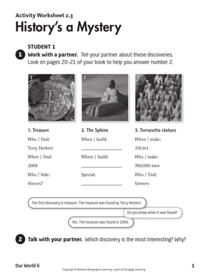 Archaeology Worksheets PDF – Free Educational Resources for Students and Enthusiasts