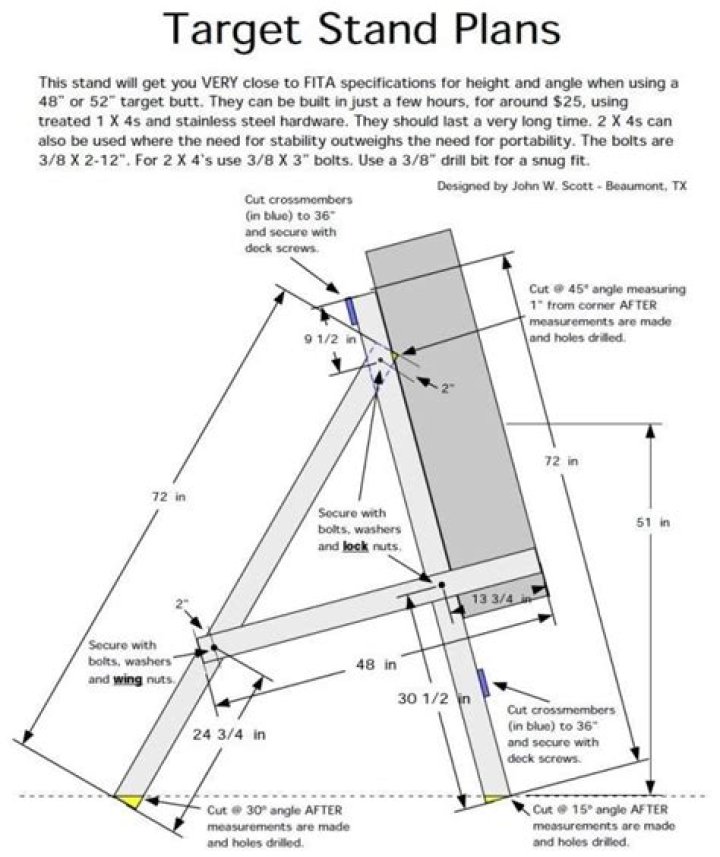 Archery Target Stand Plans PDF – Build & Print Ready Templates