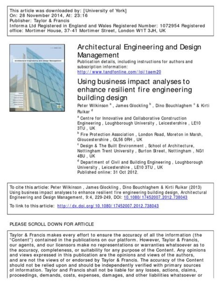 Architectural Engineering and Design Management: Essential PDF Guide