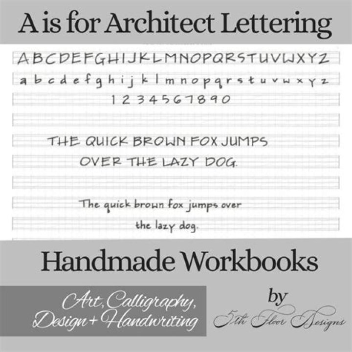 Architectural Lettering Practice Worksheets PDF – Free Download