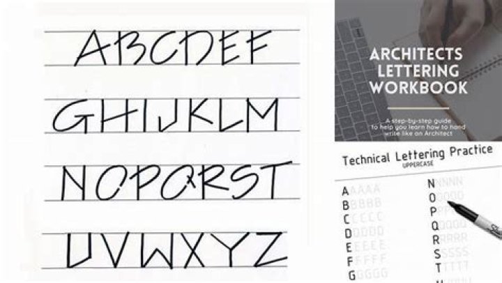 Free Architectural Lettering Worksheets PDF – Instant Download
