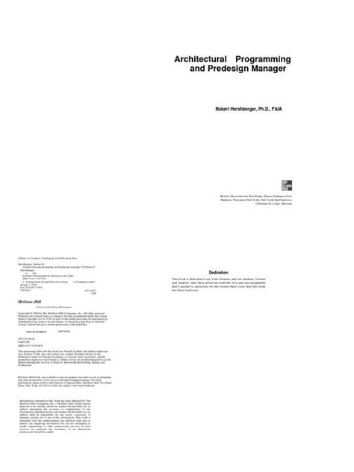 Architectural Programming and Predesign Manager: Essential PDF Guide