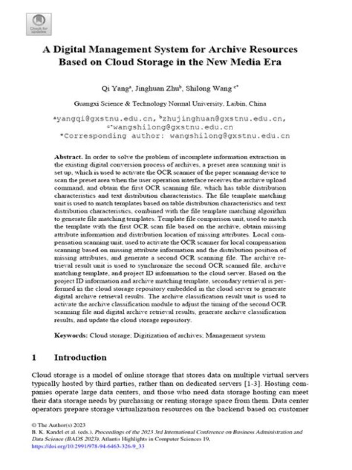 Efficient Archive Management System PDF for Secure Document Storage