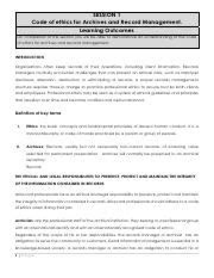Archives and Record Management PDF: Best Practices for Digital Preservation