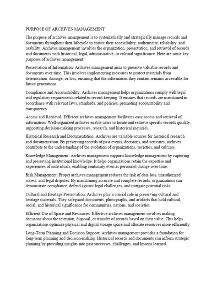 Archives Management PDF: Secure & Organize Your Digital Records